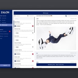 Mobile App UI Design for Zalon by Zalando cover image