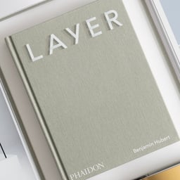 Publication Design for LAYER Monograph cover image