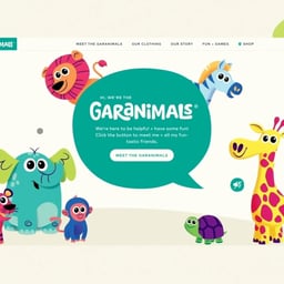 Interactive Website Design for Garanimals cover image