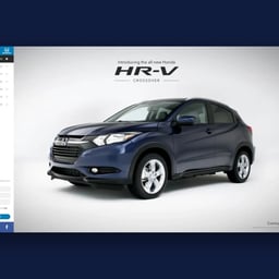 Interactive Launch Website for Honda HR-V cover image