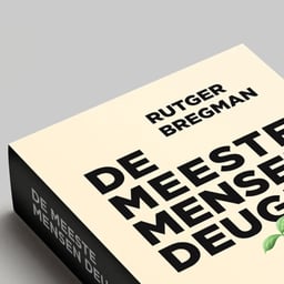 Editorial Design for De Correspondent Books cover image