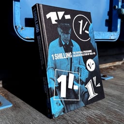 Editorial Design for 1 Shilling Football Programme Book cover image