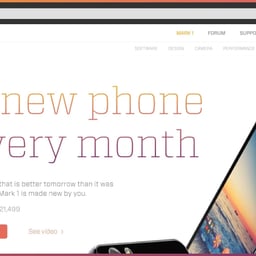 Website Design for Creo Smartphone cover image