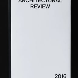 Editorial Design for Architectural Review 2016 cover image