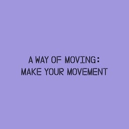 Exhibition Communications for Make Your Movement 2017 cover image