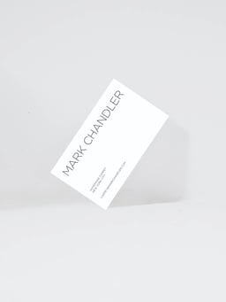 Visual identity for Mark Chandler cover image