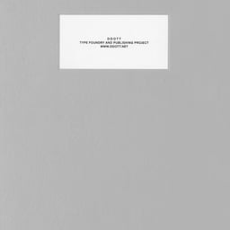 Typeface Specimen Design for Aether by DDOTT Foundry cover image