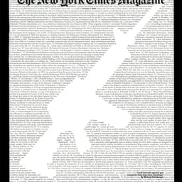 Cover and Opener Design for the New York Times Magazine cover image