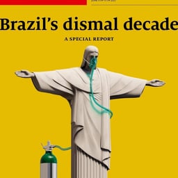 Editorial Illustration for the Economist's Brazil Feature cover image