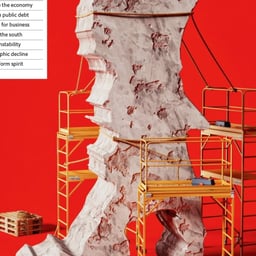 Illustration for the Economist's Italy Special Report cover image