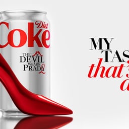 Packaging and Campaign for Diet Coke and the Devil Wears Prada cover image