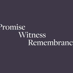 Exhibition Identity for Promise, Witness, Remembrance cover image