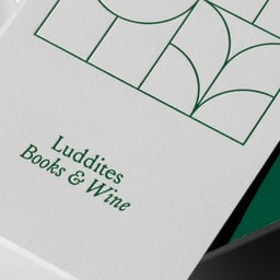Brand Identity for Luddites Bookstore and Wine Bar cover image