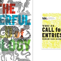 Promotional Materials for Type Directors Club Annual Competition cover image