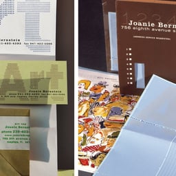 Promotional Packaging and Print Design for Joanie Bernstein cover image