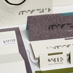 Signage and Packaging Design for Specs Optical cover image