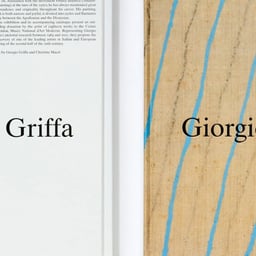 Exhibition Catalogue for Giorgio Griffa at Centre Pompidou cover image