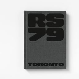 Editorial Design for RS79 Toronto Photo Book cover image