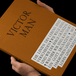 Book Design for Victor Man’s the Lines of Life Exhibition cover image
