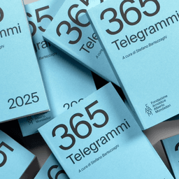Editorial Design for 365 Telegrammi Calendar cover image