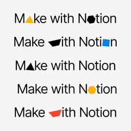 Visual Identity for Make with Notion Conference cover image