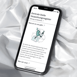 Website Redesign for Zentrale Stelle Verpackungsregister cover image