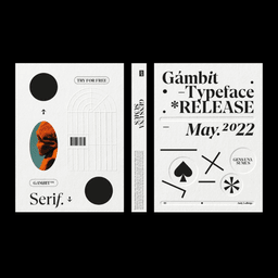 Specimen Graphics for at Gambit Typeface cover image