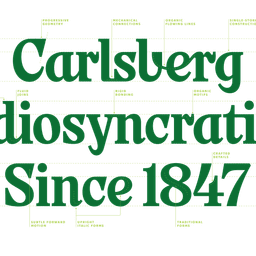 Custom Typeface Design for Carlsberg cover image