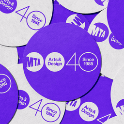 Commemorative Identity for MTA Arts & Design's 40th Anniversary cover image
