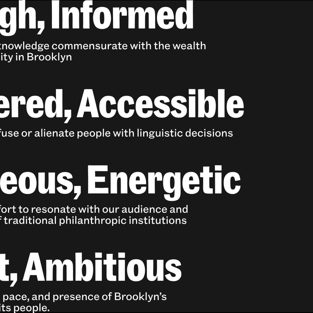Brand Identity and Naming for Brooklyn Org