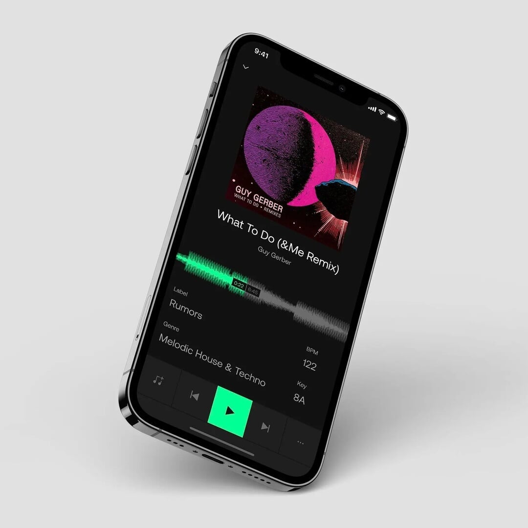 Brand Identity and App Design for Beatport