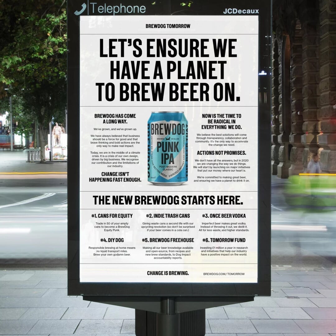 Rebrand and Sustainability Campaign for BrewDog