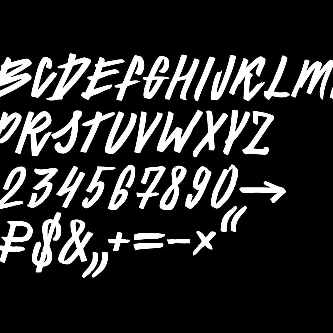 Custom Script Typeface for Feerique