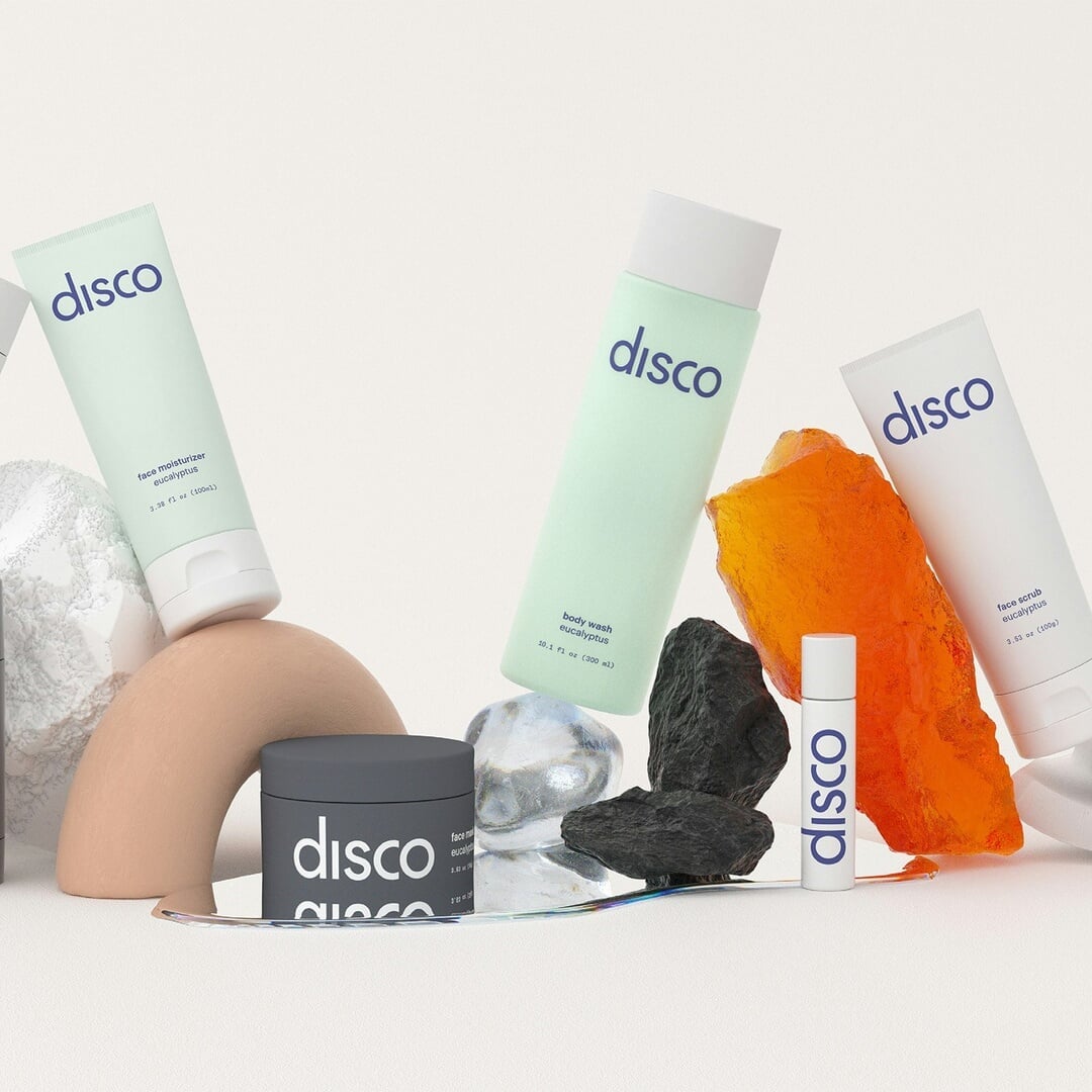 Brand Identity and E-Commerce Experience for Men's Skincare Brand Disco