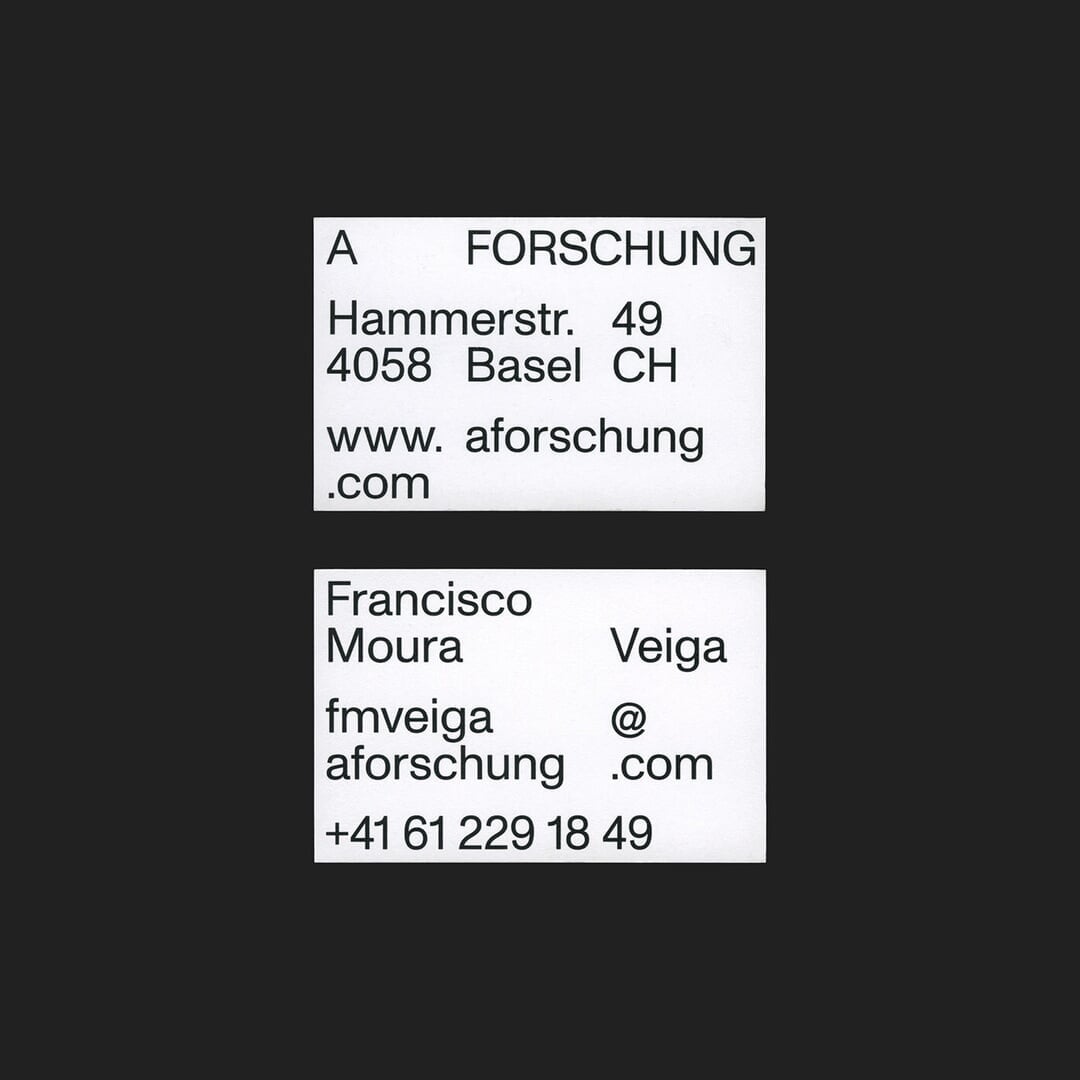 Visual Identity for a Forschung Exhibition