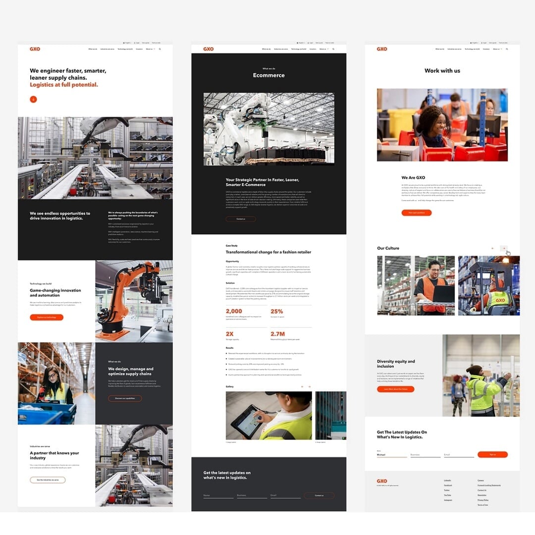 Brand Identity and Naming for GXO Logistics Spin-Off