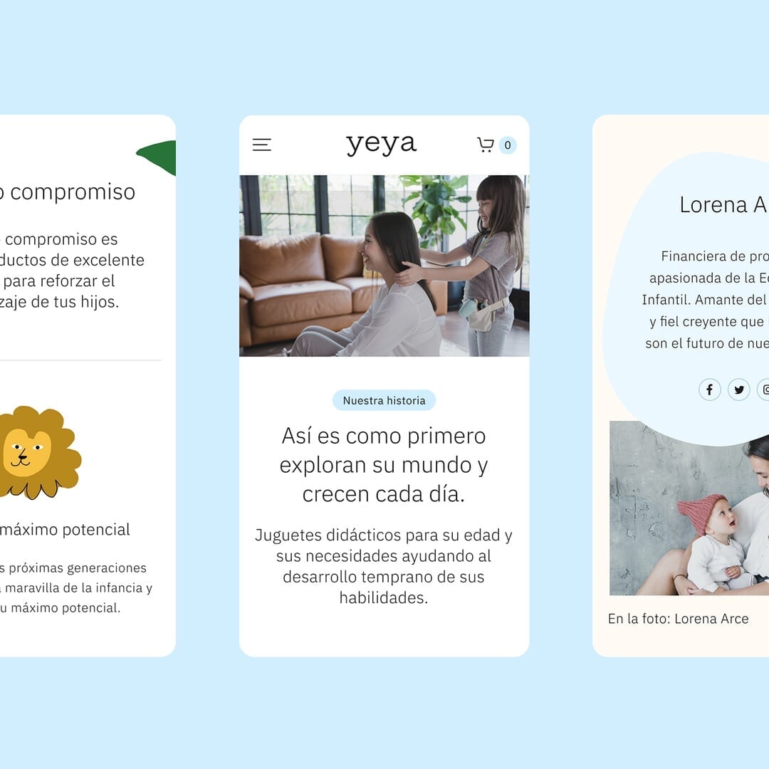 Branding and Interactive Website for Yeya Kids