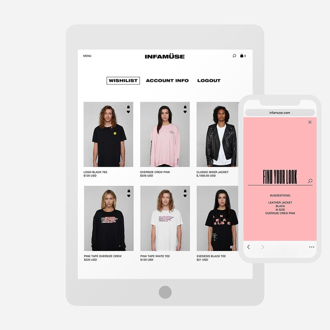 Brand Identity and Website Design for Infamuse