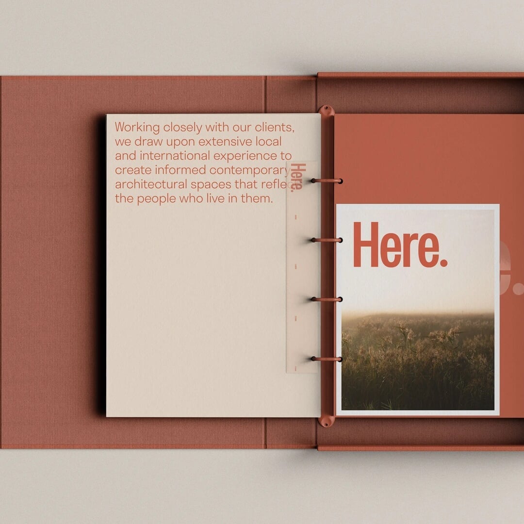 Brand Identity for Here Architecture Studio