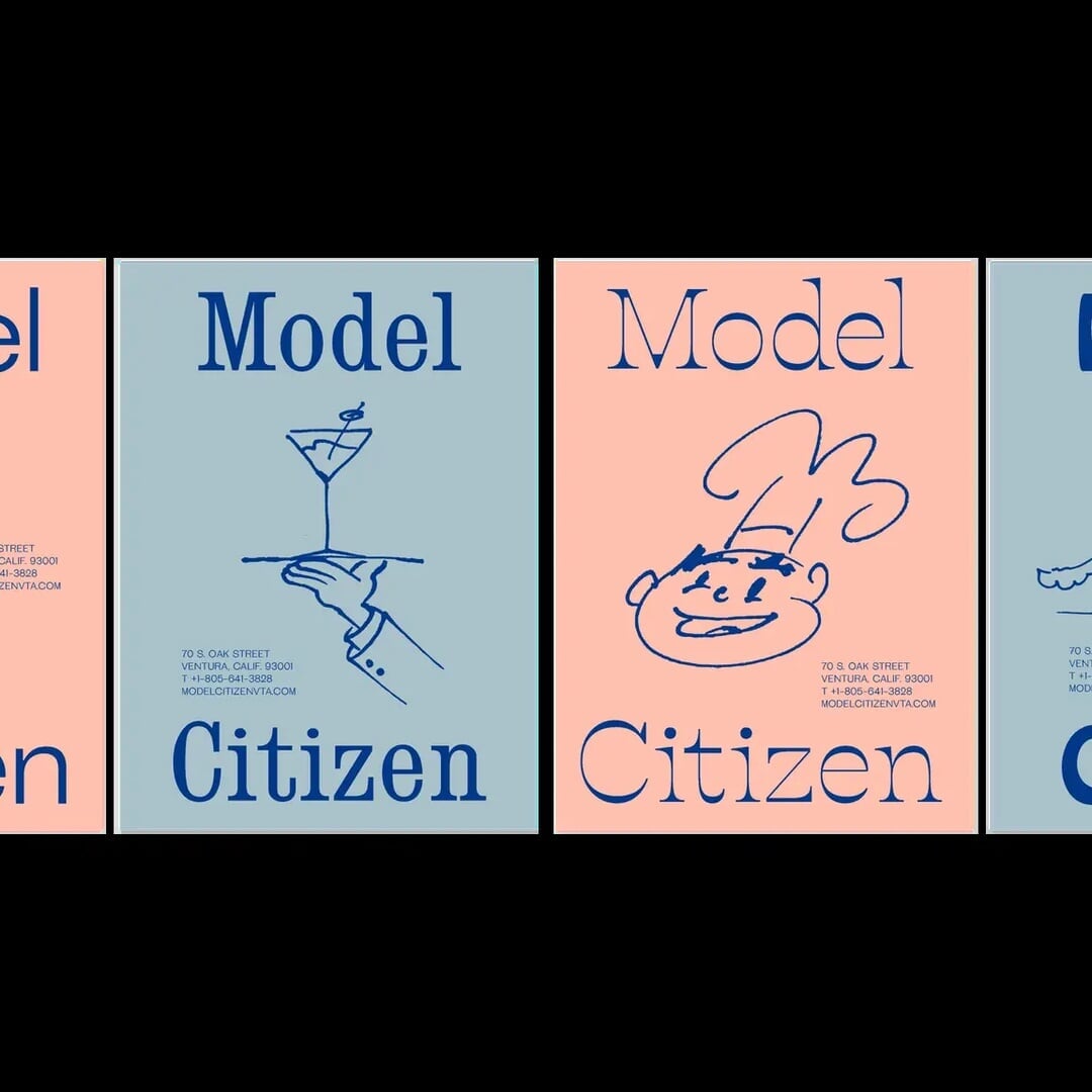 Brand Identity for Model Citizen Restaurant and Bar