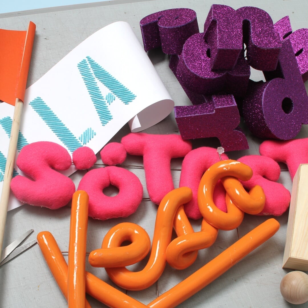 Handmade Typography Campaign for Fazer Candies