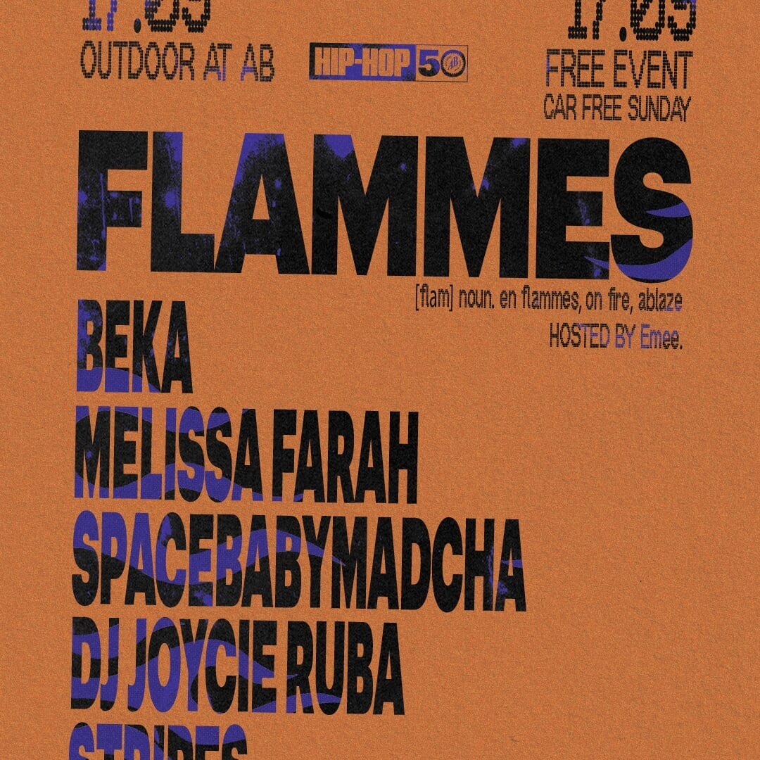 Campaign Visual Identity for FLAMMES Music Event