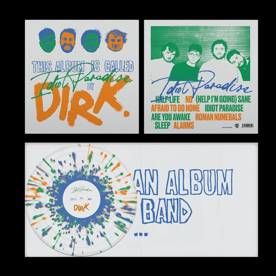 Album Art and Packaging for Belgian Indie-Rock Band DIRK