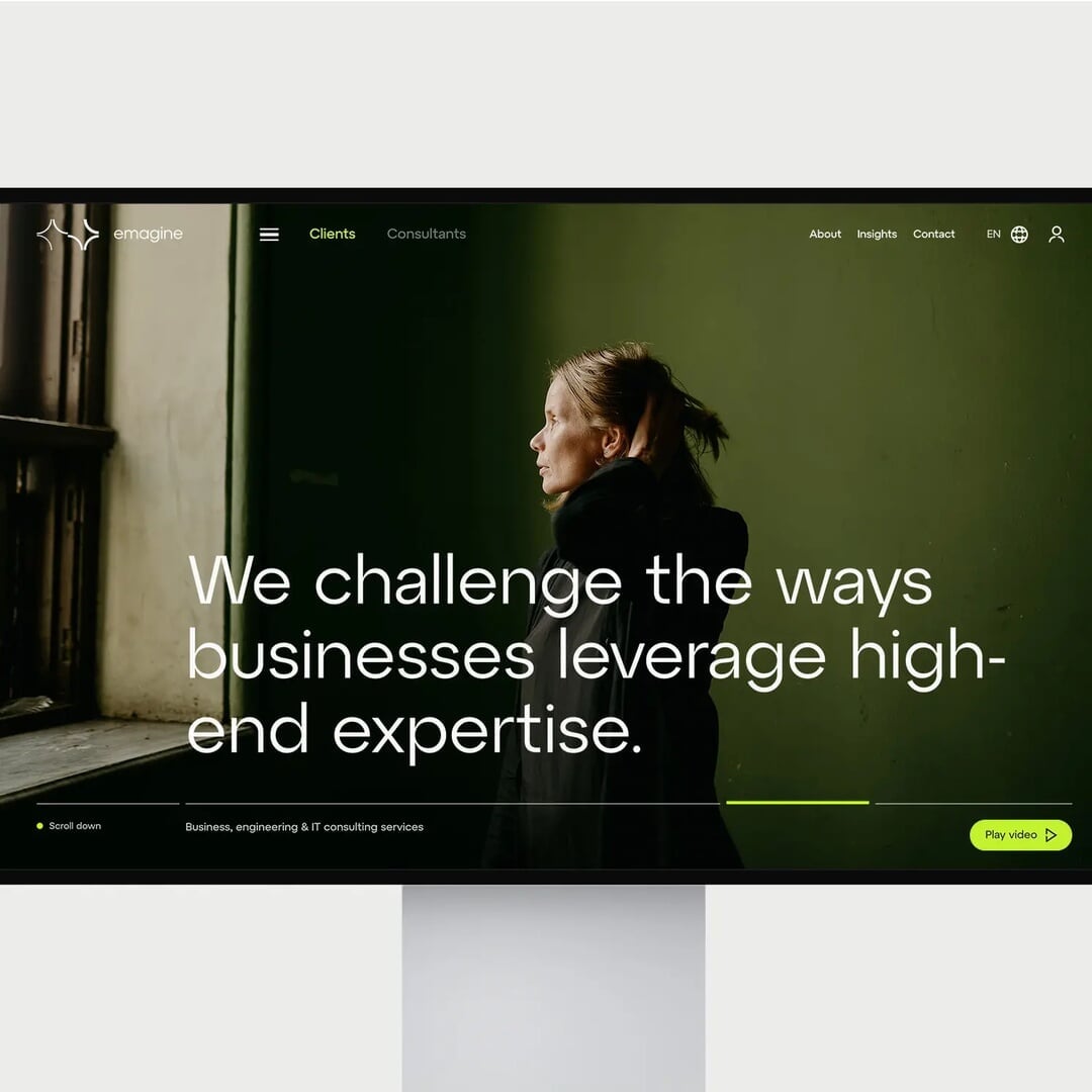 Digital Brand Experience for Emagine