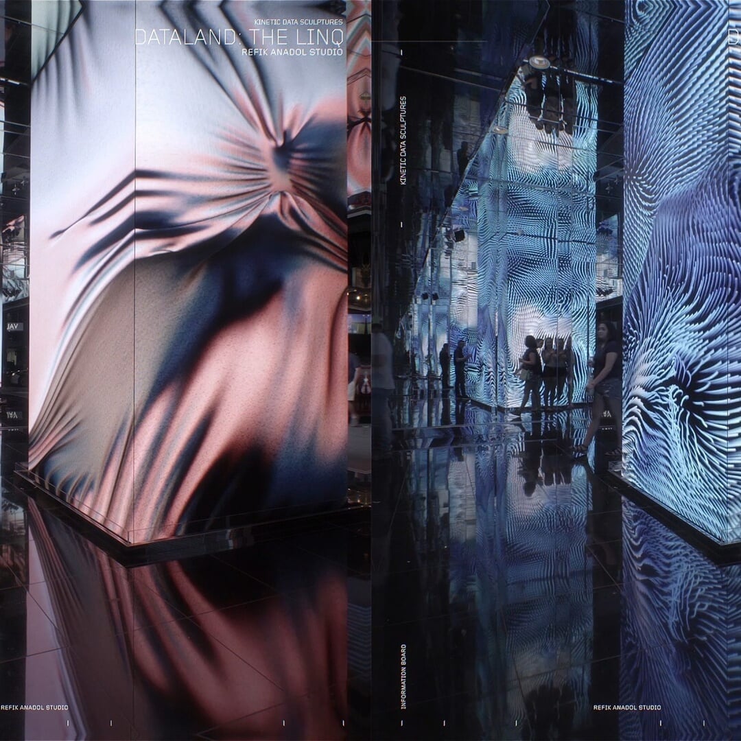 Interactive Data Sculpture Installation for the LINQ Hotel