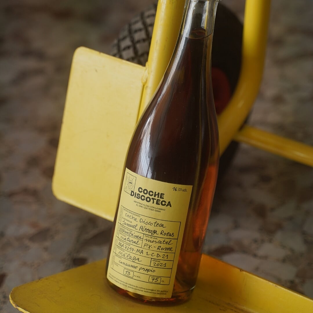 Label Design for Coche Discoteca Natural Wine