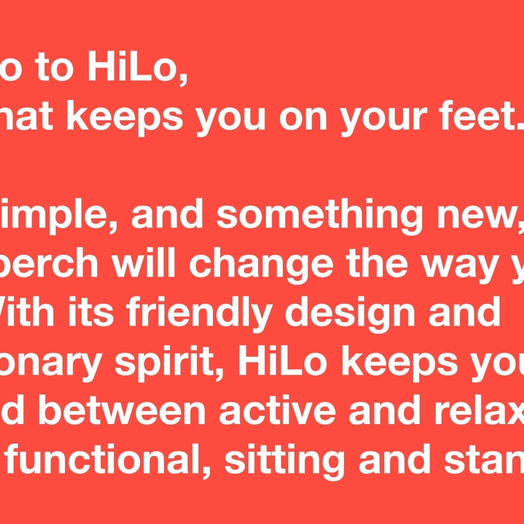 Brand Identity and Packaging for Knoll HiLo