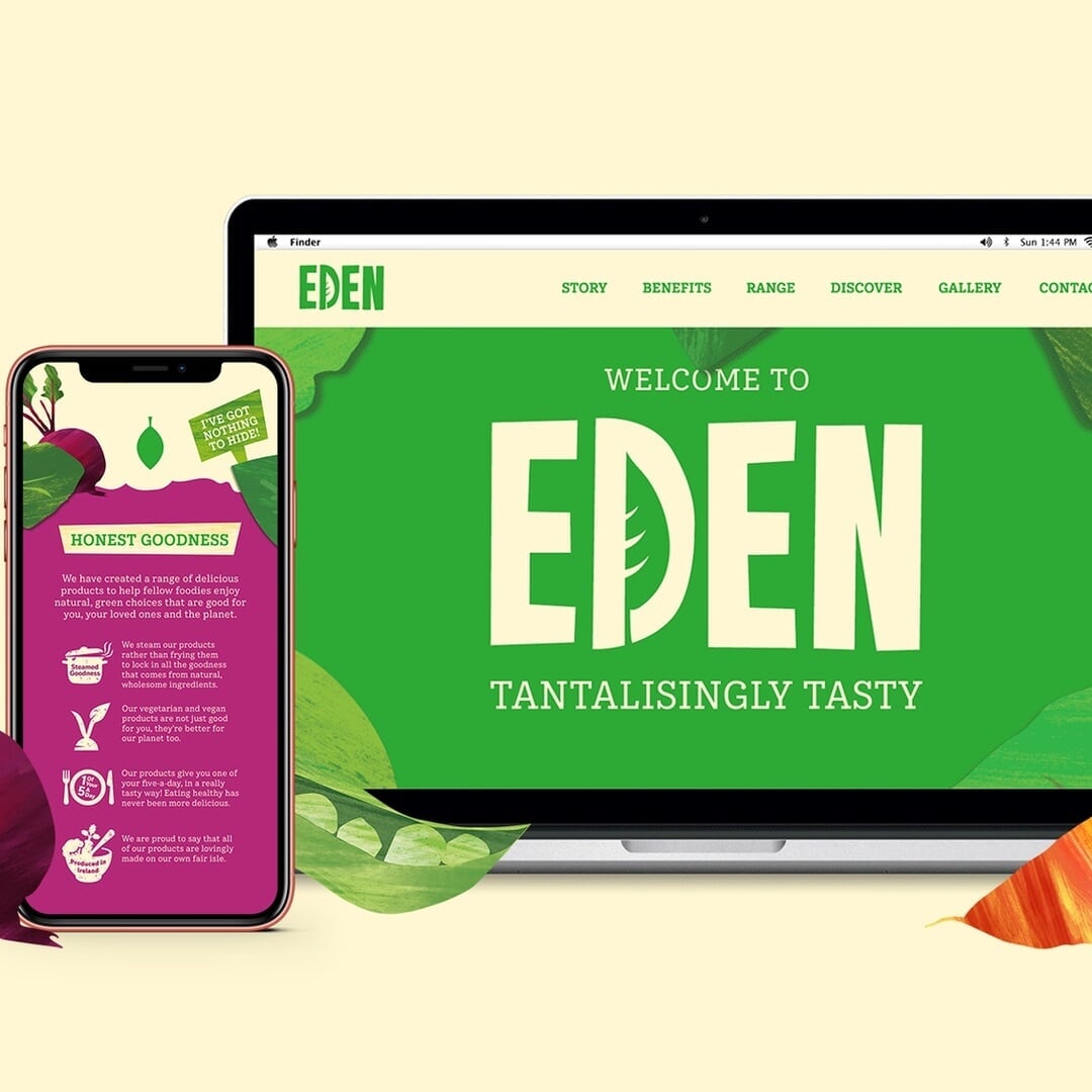 Branding and Packaging for Meat-Free Food Brand Eden