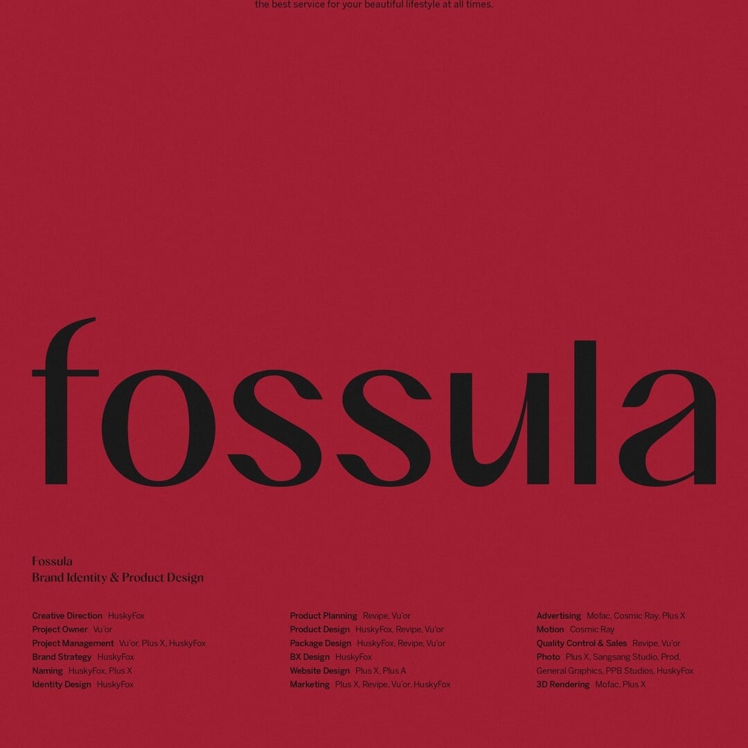 Brand Identity for Fossula