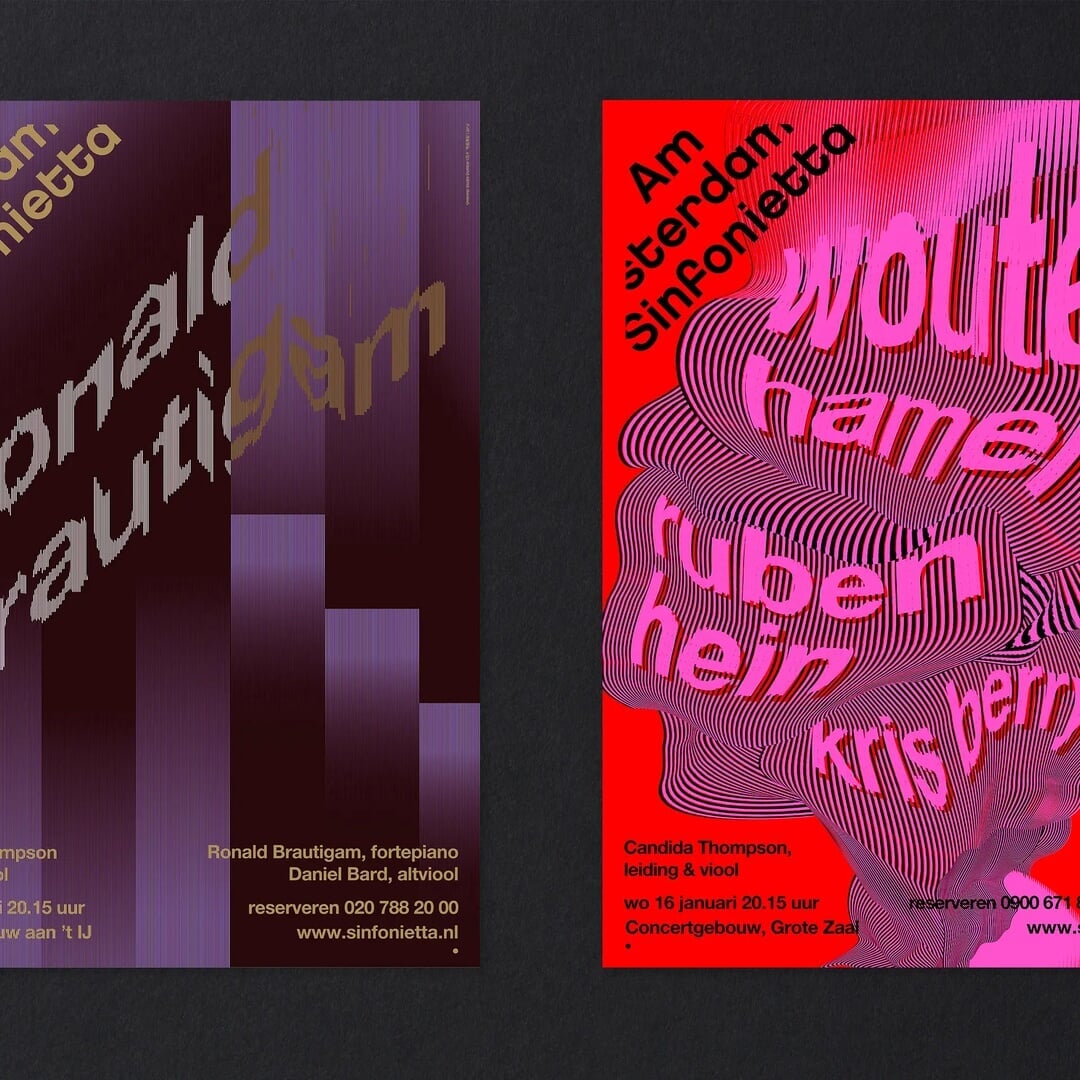 Poster Series for Amsterdam Sinfonietta